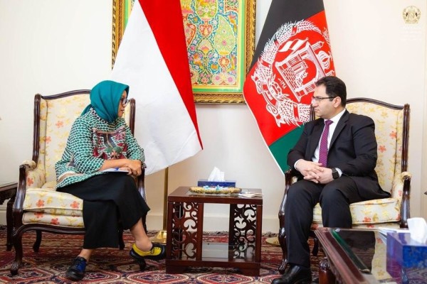 وزیر خارجه اندونزیا به کابل آمد